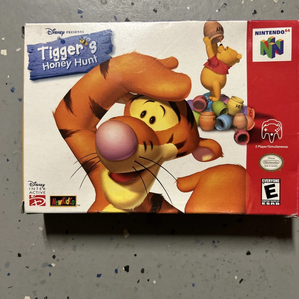 Jogo 2 jogadores autêntico Tigger's Honey Hunt Nintendo 64 N64 - Imagem 1 de 3