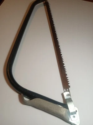 Serra de arco vintage 24" preta sem marca ótimo estado  - Imagem 1 de 4