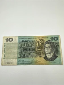 1968 Commonwealth Of Australia $10 BankNote PHILLIPS / RANDALL 🇦🇺 SUH555151 - Picture 1 of 8