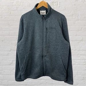 Marmot Fleece Pullover Jacke grau Full Zip Wandern Outdoor Strick Herren XL - Bild 1 von 5