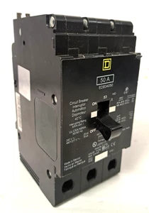 Disyuntor Square D EDB34050 50 Amp 3 Polos Perno Nuevo Sacar ¡ENVÍO RÁPIDO! - Imagen 1 de 11