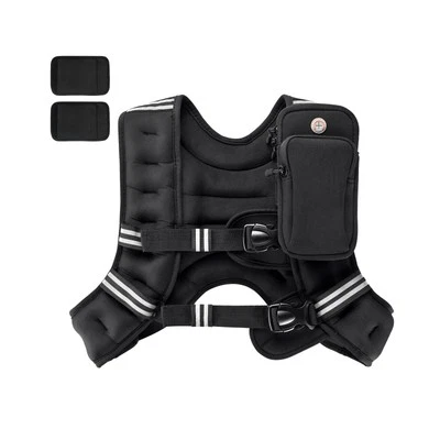 PACEARTH Weighted Vest,4lb/6lb/10lb/12lb/16lb/20lb/25lb/30lb Weight Vest with... - Image 1 of 4