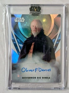 Topps Star Wars Signature Series 2023 Oliver Ford Davies As Sio Bibble Auto TPM - Imagen 1 de 2