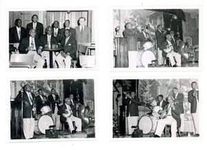 Lotto 4 vecchie fotografie New Orleans Jazz George Lewis Band a San Francisco - Foto 1 di 2
