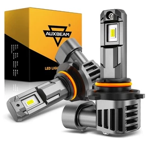 AUXBEAM 9005 LED Headlight Bulb Conversion Kit High Beam White 6500K High Power - Picture 1 of 12