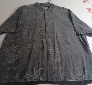 VTG Hilo Hattie Men's XL Hawaiian Shirt Multicolor Coconut Pineapple S/S USA - Picture 1 of 5