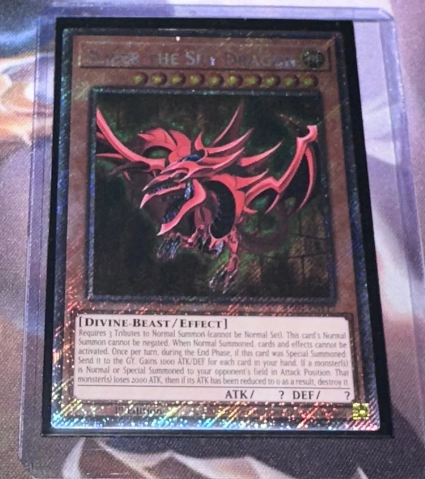 Slifer El Dragón del Cielo RA04-EN117 Platino Secreto Raro Yugioh 1ª Edición Como Nuevo Foto 1 de 1