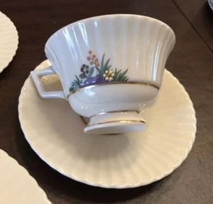 Juego de tazas y platillos Lenox China patrón Rutledge - Imagen 1 de 5