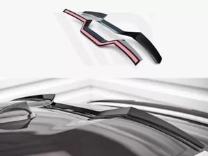 Spoiler Wing Extension Maxton Design Gloss Black ABS for BMW X6 M-Pack G06 - Picture 1 of 6