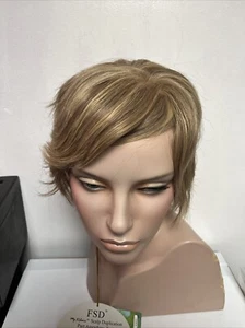 Blonde Human Hair Wig - Picture 1 of 16