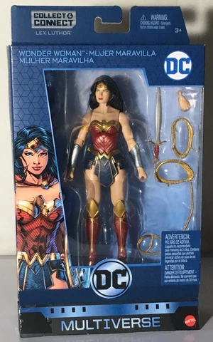 DC Multiverse Rebirth WONDER WOMAN  action Figure Lex Luthor Series MINTY Cover