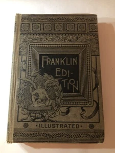 1887 Franklin Edition Aesops Fables Illustrated Hard Back VTG Antique Deco Book - Picture 1 of 16
