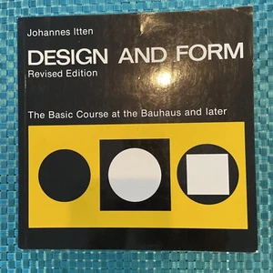 Design and Form : The Basic Course at the Bauhaus and Later by Johannes Itten... - Picture 1 of 7