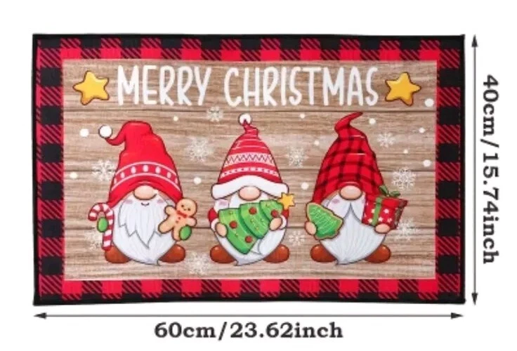 Christmas Türmatte 40x60cm Weihnachten Eingangstüre Wohnung - Bild 1 von 1