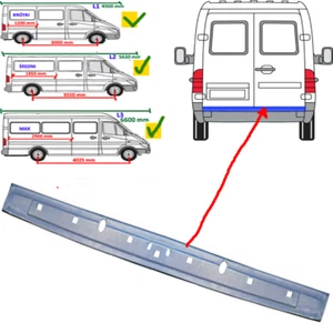 Mercedes Sprinter 95-06 VW LT 96-06 posteriore sottoporta lamiera di riparazione - Foto 1 di 4