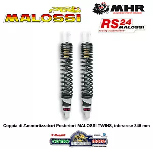 Ammortizzatori Posteriori Malossi Twins RS24 345 mm YAMAHA MAJESTY 250 4T LC - Foto 1 di 1
