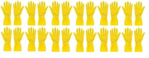 12 Pair Diswashing Gloves Reusable Cleaning Gloves Latex Rubber Gloves - Picture 1 of 1