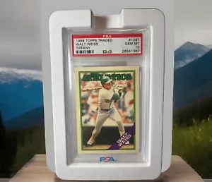 1988 Topps negociado Tiffany Walt Weiss radiocontrol PSA 10 población extremadamente rara 28 Roy - Imagen 1 de 3