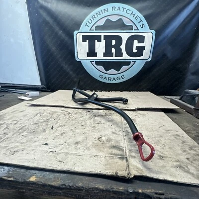 Varilla de medición de aceite de motor BMW E60 M54 B25 iDrive tracción trasera con tubo guía 11437533325 Foto 1 de 4