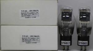 VT62 Hytron made in U.S.A Amplitrex tested Qty 1 Match Pair - Picture 1 of 12