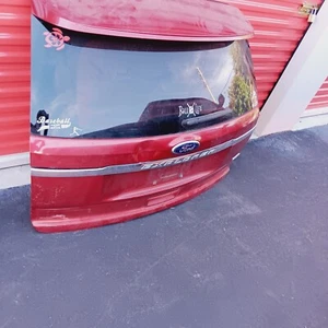 2011 - 2015 Ford Explorer Black Rear Tailgate Hatch No Camera ** see damaged** - Picture 1 of 6