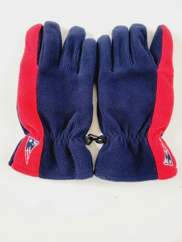 NFL New England Patriots Reebok Team Apparel Blue & Red Fleece Winter Gloves Cover