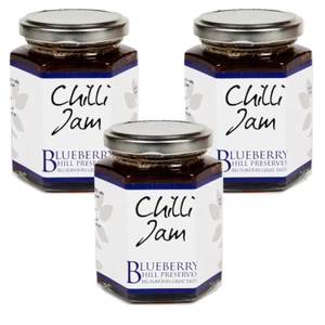 Blueberry Hill Preserves Chilli Jam 225g - Pack of 3 - Picture 1 of 1