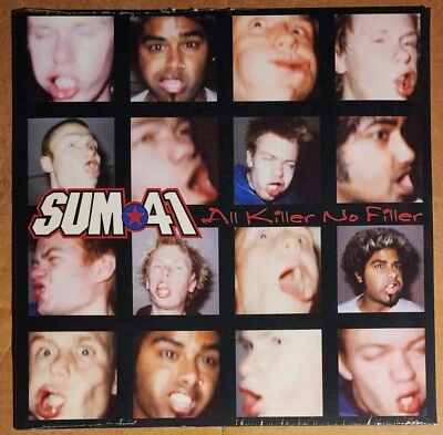 Sum 41 - All Killer No Filler - New 1 LP Blue and Black Colored Vinyl  - Image 1 of 2
