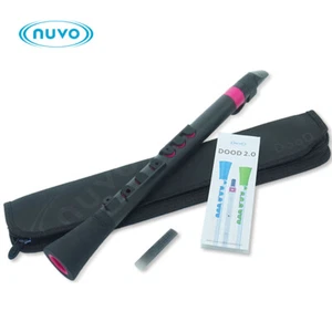 Nuvo DooD 2.0 Pre-Clarinet Instrument for Beginner Musicians - Black/Pink - Picture 1 of 2