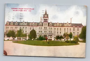 MILWAUKEE, WISCONSIN SACRED HEART SANITARIUM POSTCARD (G-5) - Picture 1 of 2