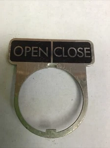 Legend Name Plate For Control Button Switch “ OPEN / CLOSE ” - Picture 1 of 3