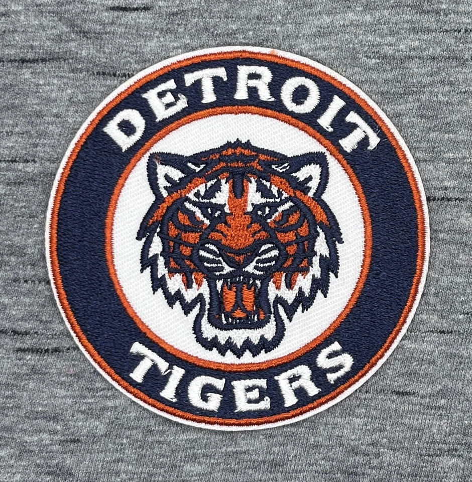 DETROIT TIGERS EMBROIDERED IRON ON PATCH APPROX. 3.00” DIAMETER FREE SHIPPING