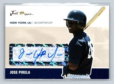 Jose Pirela 2007 Just Autographs #JA-37 New York Yankees - Image 1 of 2
