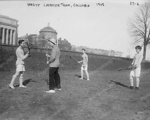 Varsity Lacrosse Team Columbia 1908 Classic 8 by 10 Reprint Photograph - Imagen 1 de 1
