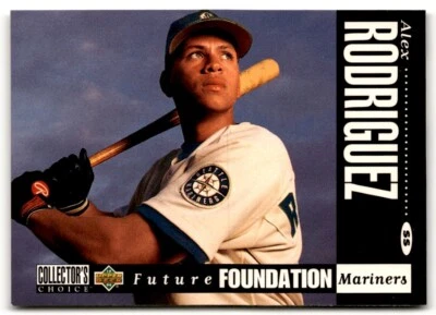 1994 Collector's Choice Alex Rodriguez Rookie #647 Seattle Mariners - Image 1 of 2
