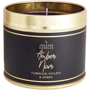 SHEARER CANDLES Amber Noir Fragrance Long Lasting Large Tin Scented Candle *NEW* - Picture 1 of 7