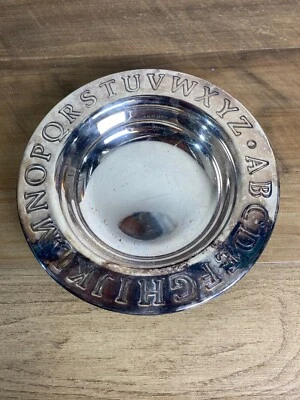 Placa de alfabeto Lunt plateada Foto 1 de 4