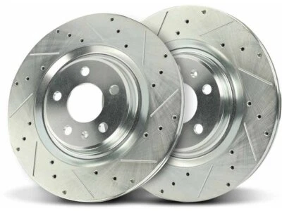 For 2014-2018, 2020 Audi SQ5 Brake Rotor Set Rear APR 89672VGHT 2015 2016 2017 — 第 1/2 张图片