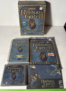 Baldur's Gate II: Shadows of Amn (PC, 2000) Original Big Box Map Perfect Guide - Picture 1 of 14