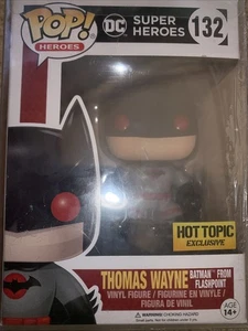 Funko Pop! Thomas Wayne DC Super Heroes #132 Hot Topic Exclusive Batman Flashpnt - Picture 1 of 3