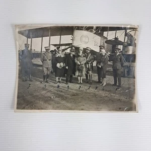 Foto IN B/N Militär E Bürgerrechte Vorne Ad Flugzeug Caproni, 25 Mai 1927 - Bild 1 von 2