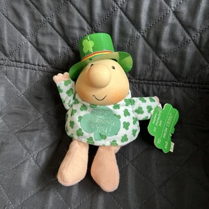 Vintage 1994 Ziggy St Patrick’s Day 6 Zoll Plüsch Vinyl Gesicht Hut Top O’The Morning - Bild 1 von 1