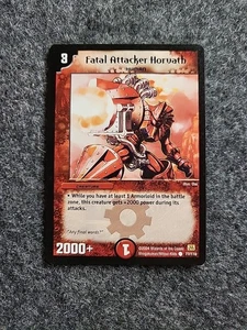 Fatal Attacker Horvath Duel Masters #77/110 2004 Wizards of the Coast - Foto 1 di 2