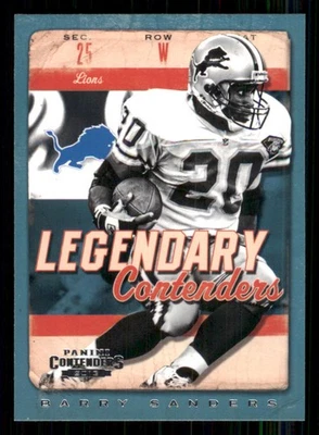 2013 Panini Contenders Legendary Contenders #1 Barry Sanders - Image 1 of 2