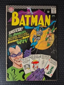 Batman #179 🔑 2nd Appearance Riddler, Edad de Plata DC Comics 1966 - Imagen 1 de 11