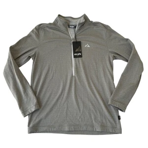 Strafe Mens Basecamp Half-Zip Polartec Fleece Lightweight Sweatshirt NWT Size S - Picture 1 of 11