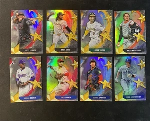2025 Topps Serie 2 Estrellas de MLB LOTE DE 8 CARTAS RC VETERANOS TODAS LAS ESTRELLAS JACOB WILSON MLB - Imagen 1 de 3