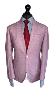 HACKETT LONDON LUXURY DESIGNER JACKET/BLAZER 100% COTTON TAILORED FIT: 40R - Imagen 1 de 12