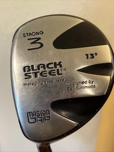 Master Grip Black Steel Strong 3 13* / LH /  Black Gold R300 Graphite 43" - Picture 1 of 5