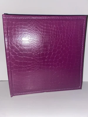 Magenta Faux Crocodile Photo Album ~ FREE SHIPPING - Image 1 of 4